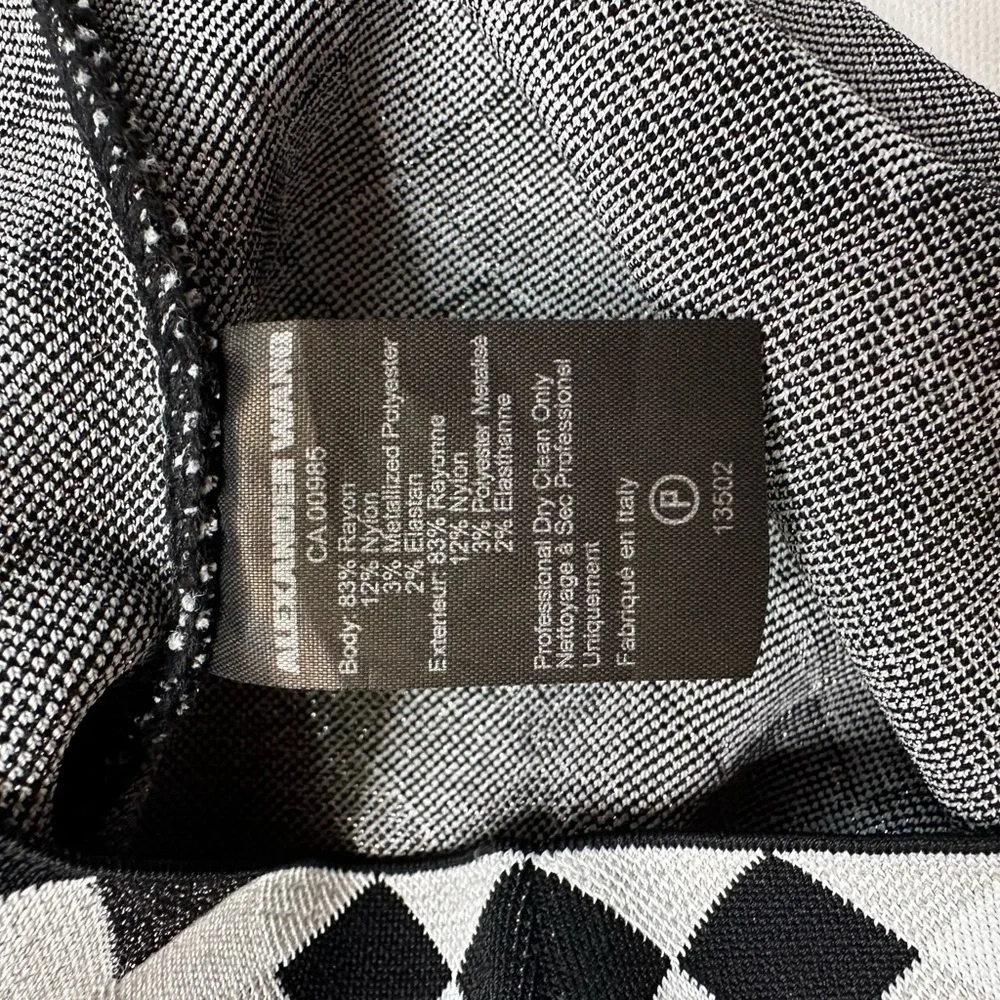 Alexander Wang Checked Knit Skirt